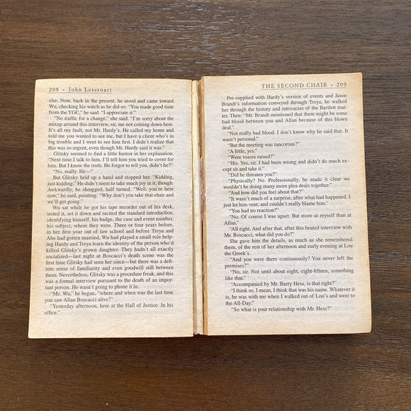 The Second Chair by John Lescroart (paperback) - Picture 5 of 7